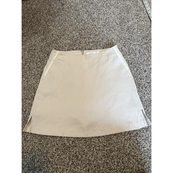 Lady Hagen Women's Skort Beige Khaki Shorts & Skirt Pockets Size 0 - Picture 1 of 10